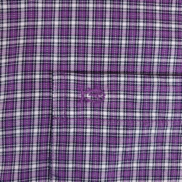 Southern Tide Mens Size XXL Classic Fit Purple Long Sleeve Button Down Shirt - Picture 6 of 12